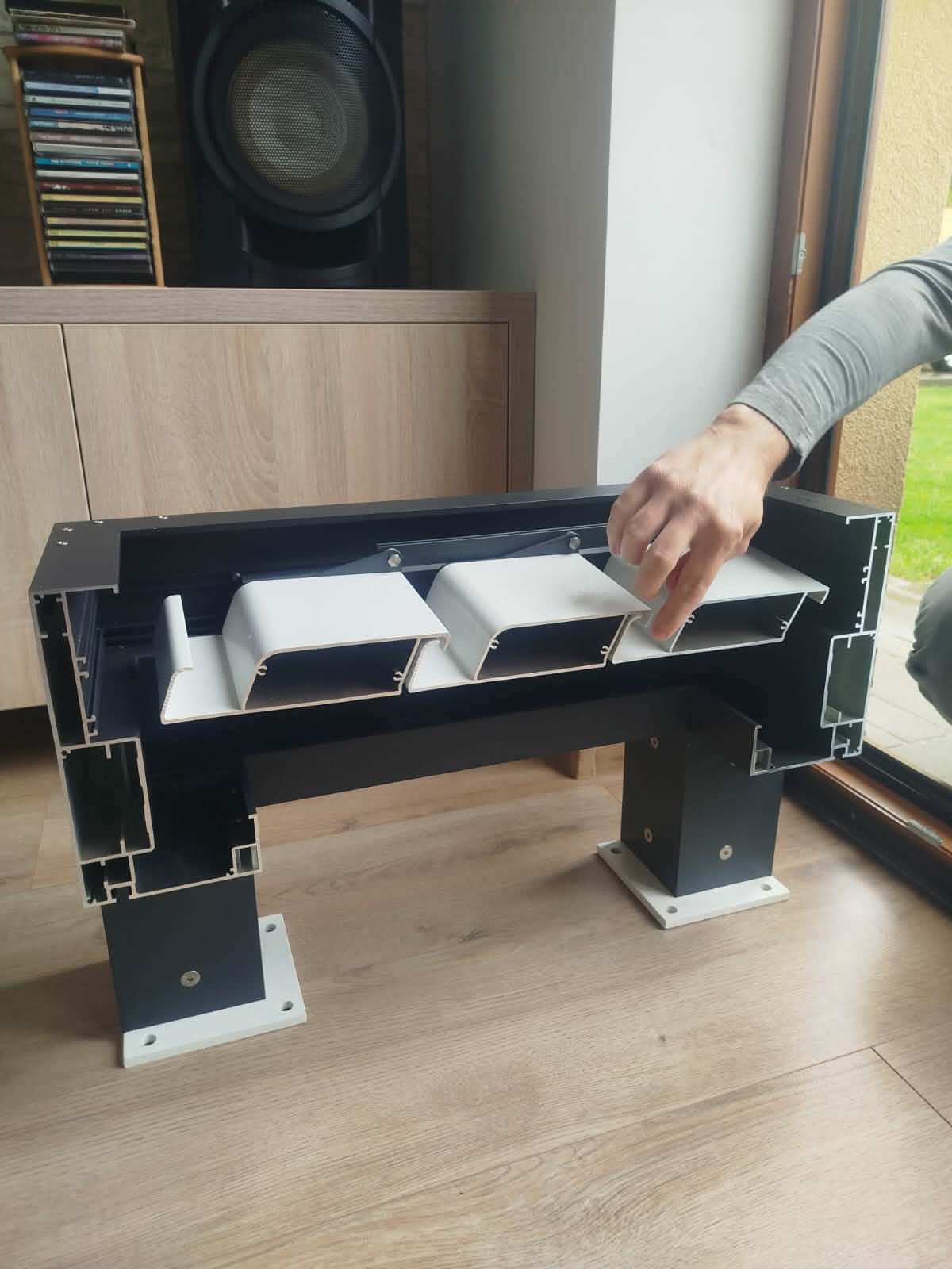 Bioklimatická pergola s uzavretými lamelami