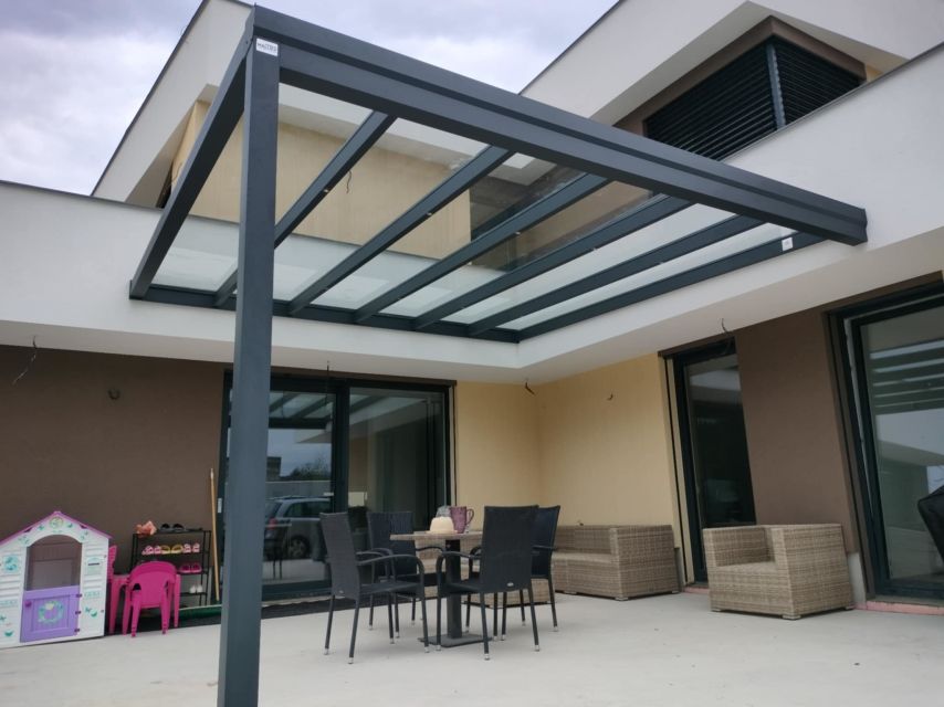 Hliníková pergola Dlhá nad Oravou