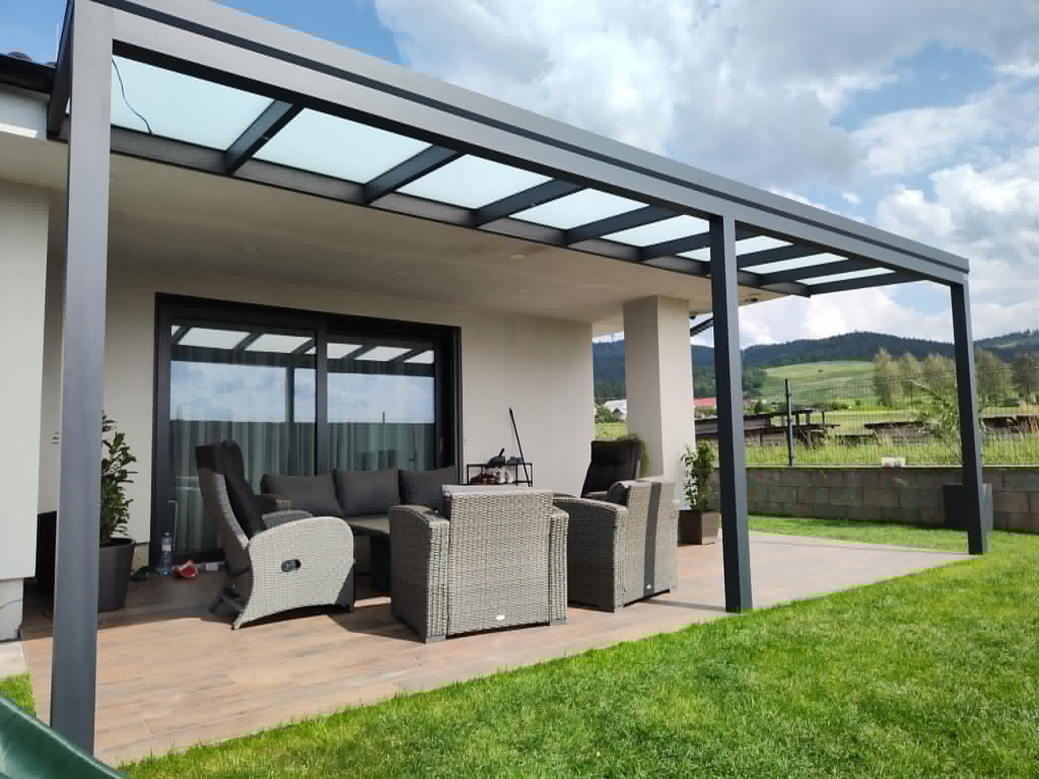 Hliníková pergola