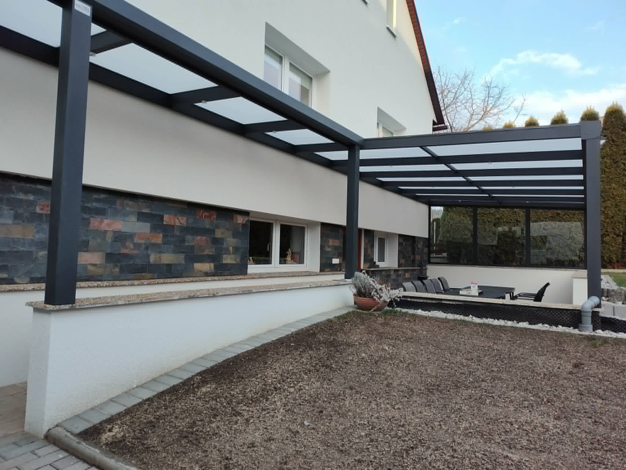 Hliníková pergola