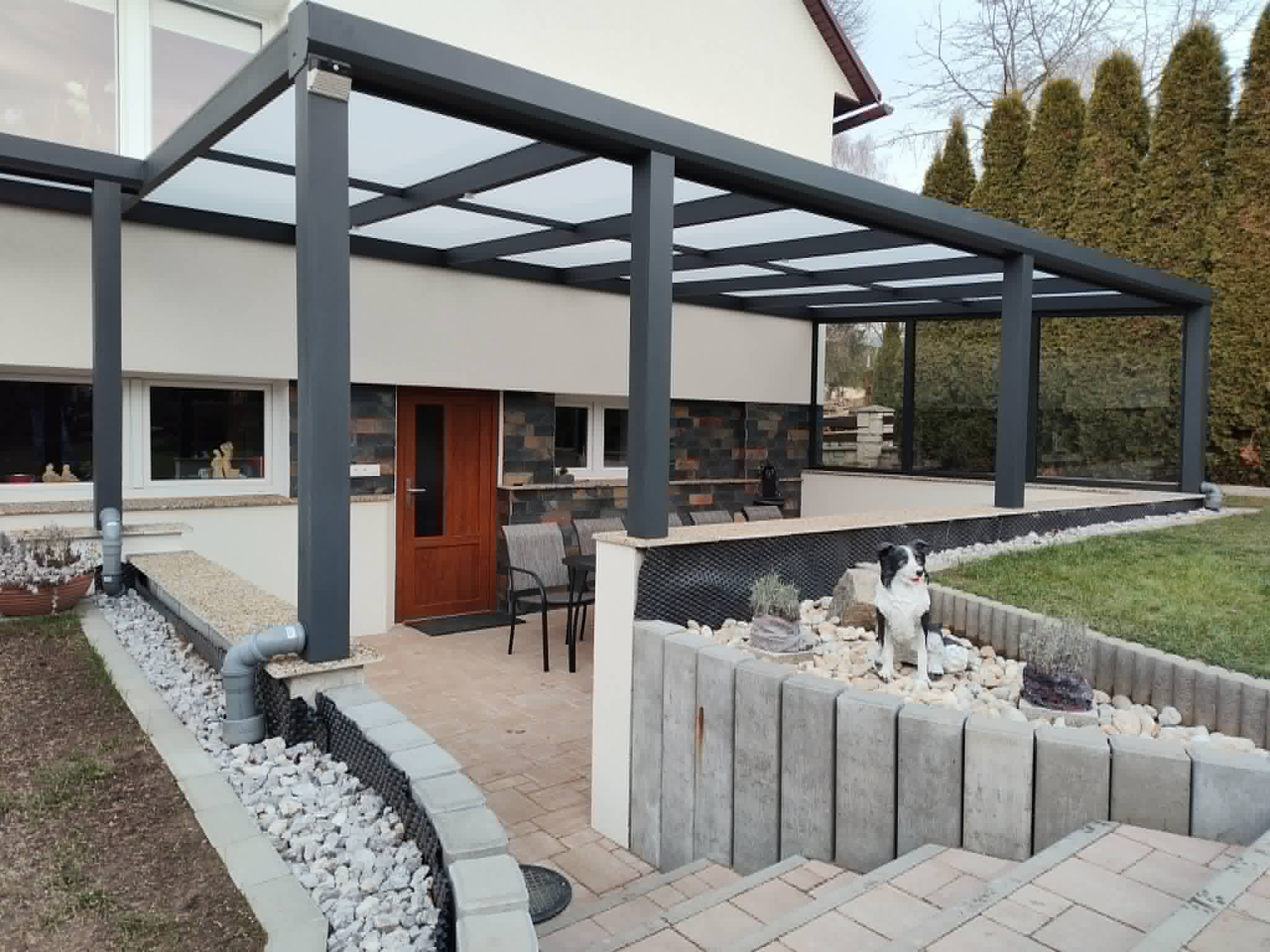 Hliníková pergola