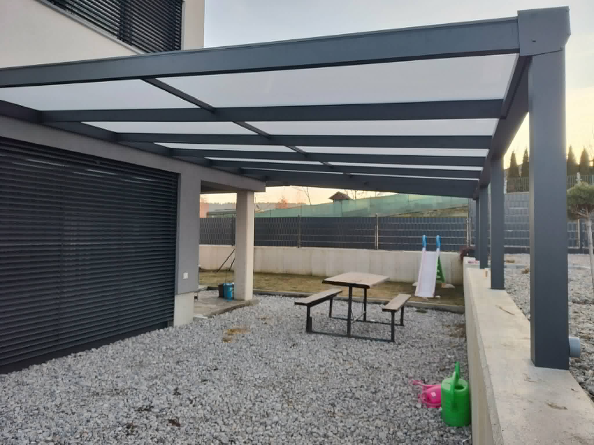 Hliníková pergola