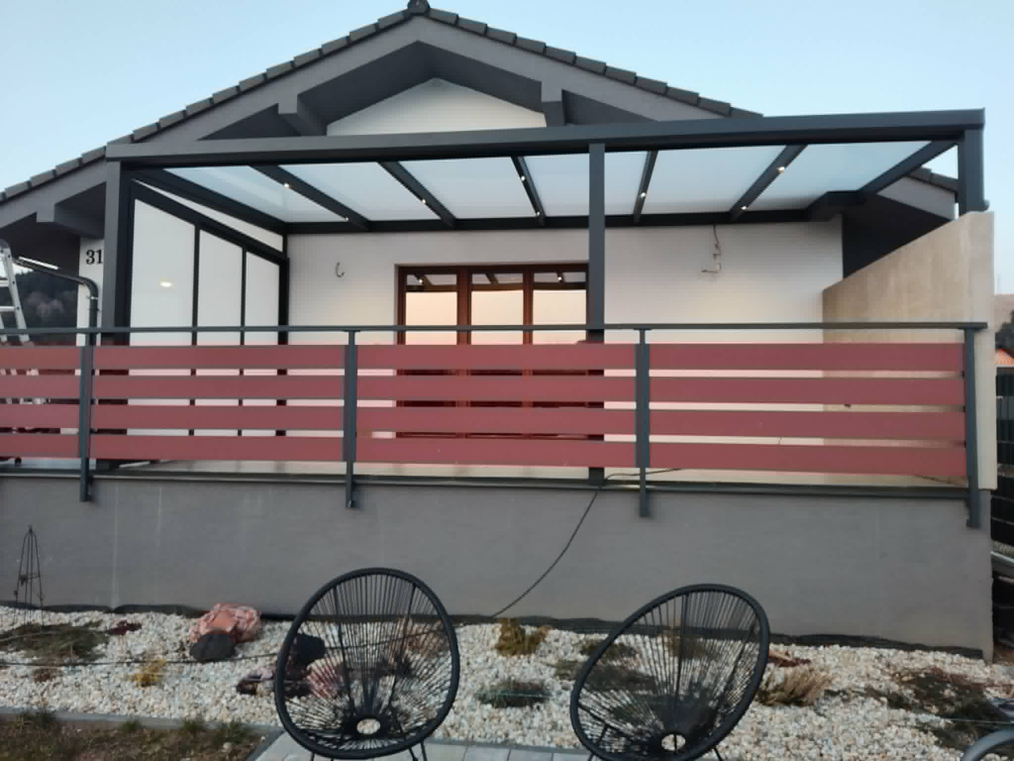 Hliníková pergola